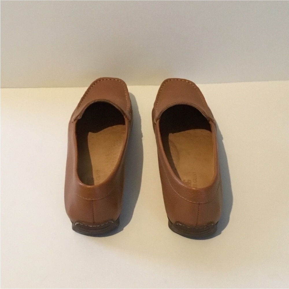 OLIVER GRANT LEATHER LOAFERS SOME BED FOOT CUSHION RUBBER SOLE EURO SIZE 38 - Picture 2 of 15